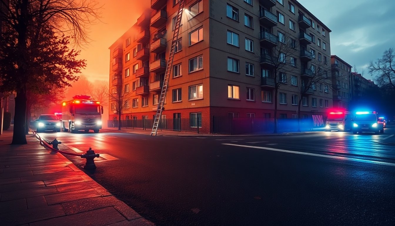 Mehrere verletzte bei großbrand in berliner wohnblock