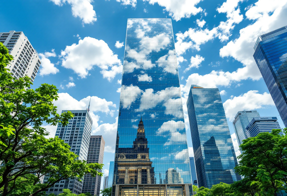 Grafico utili record di Bank of America nel 2024