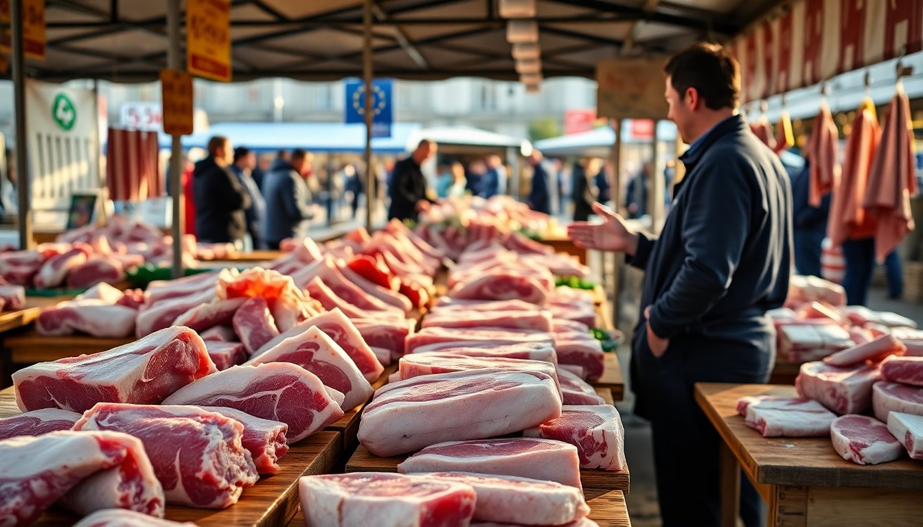 Dazi antidumping cinesi: impatto sulle importazioni di carne di maiale europea