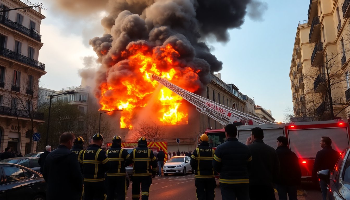 Grave incendio in centro città: aggiornamenti e dettagli