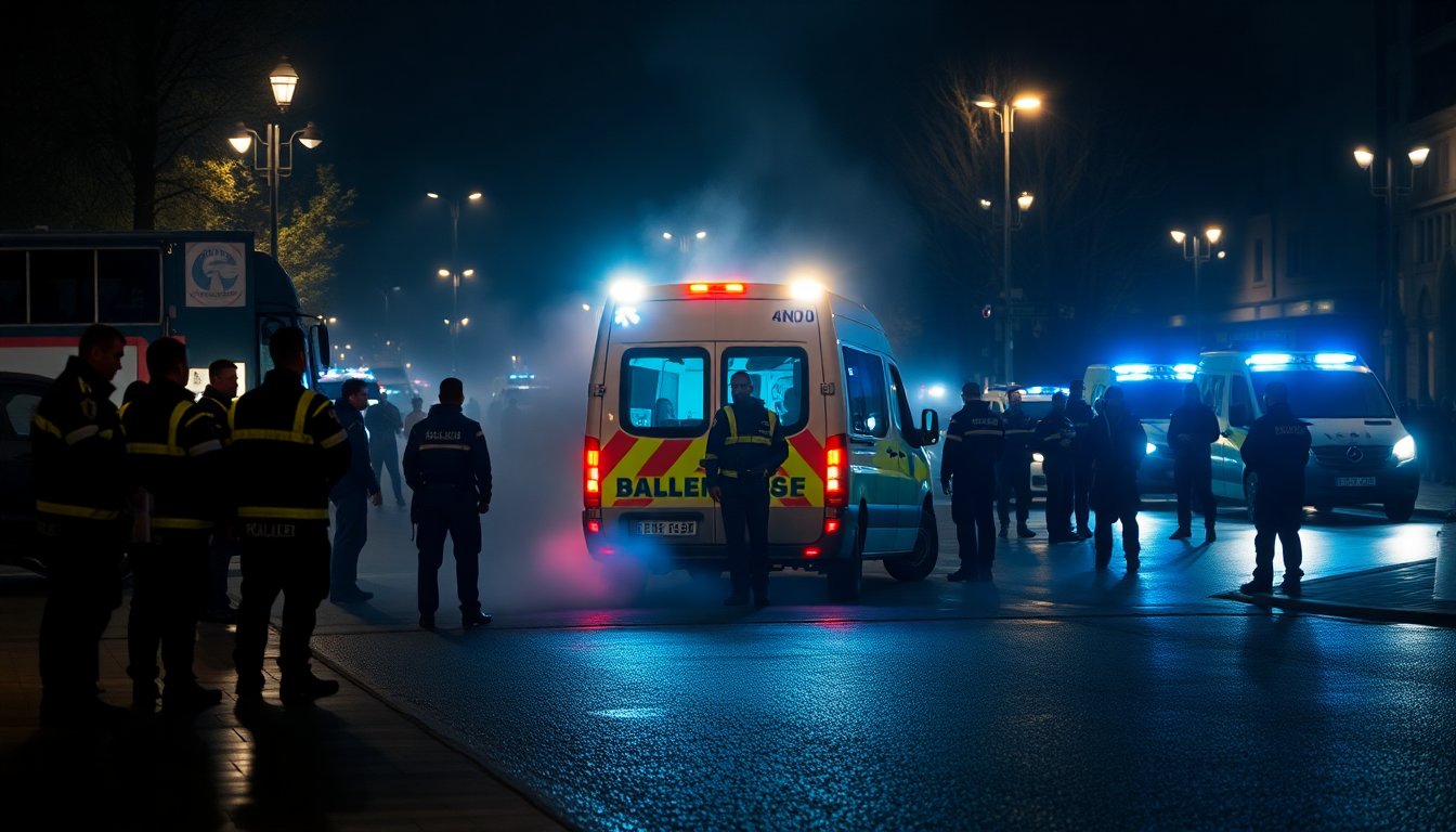 Tre feriti gravi in una sparatoria nel centro della città