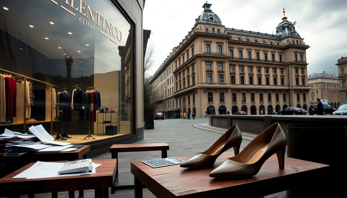 Valentino Chiede Supporto Finanziario alle Banche dopo il Crollo delle Vendite