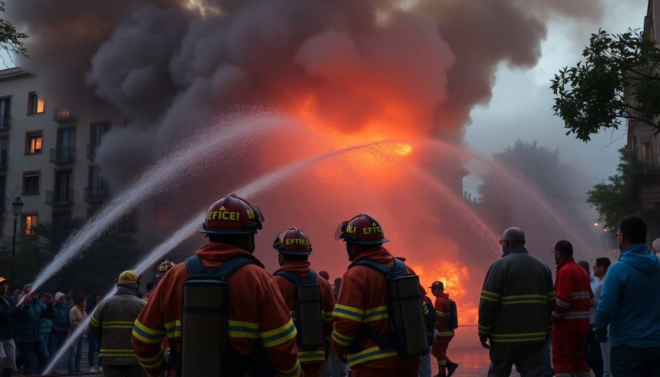 Incendio a Roma: evacuate oltre 200 persone