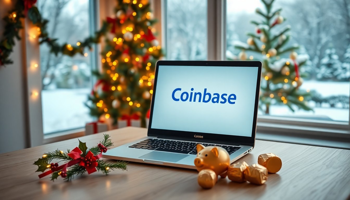 Coinbase regala 50€ in Bitcoin ai nuovi utenti per festeggiare il Natale!
