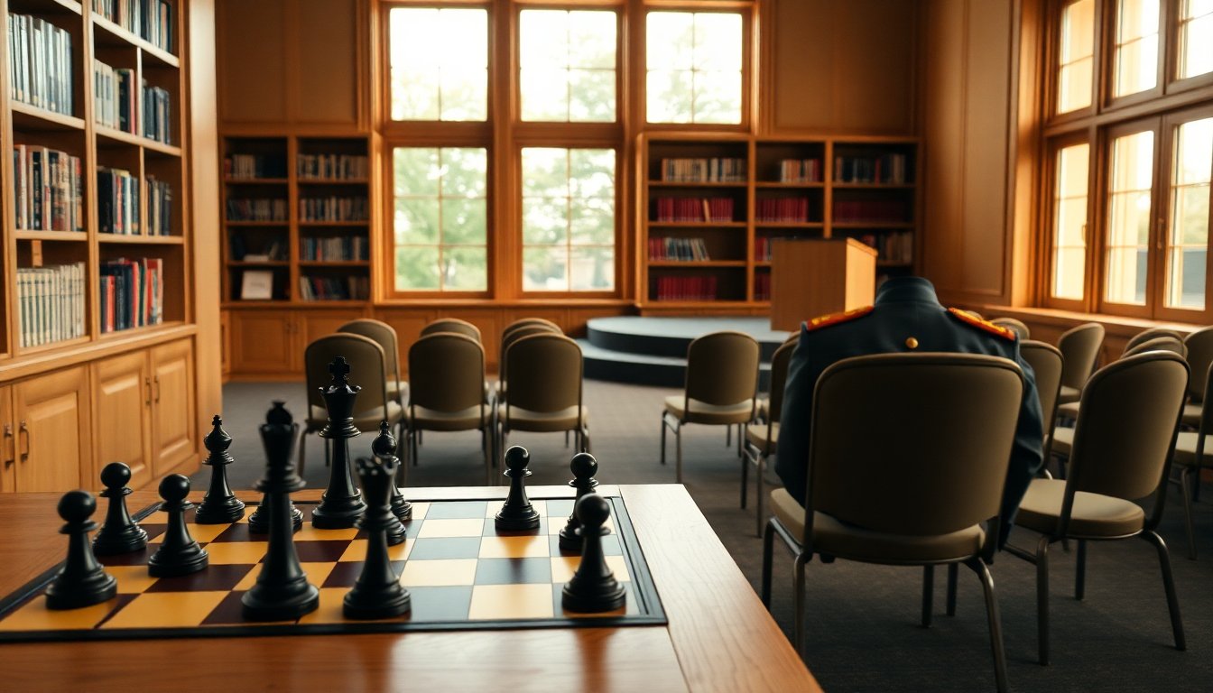generale masiello al circolo degli scacchi: strategia o semplice incontro?