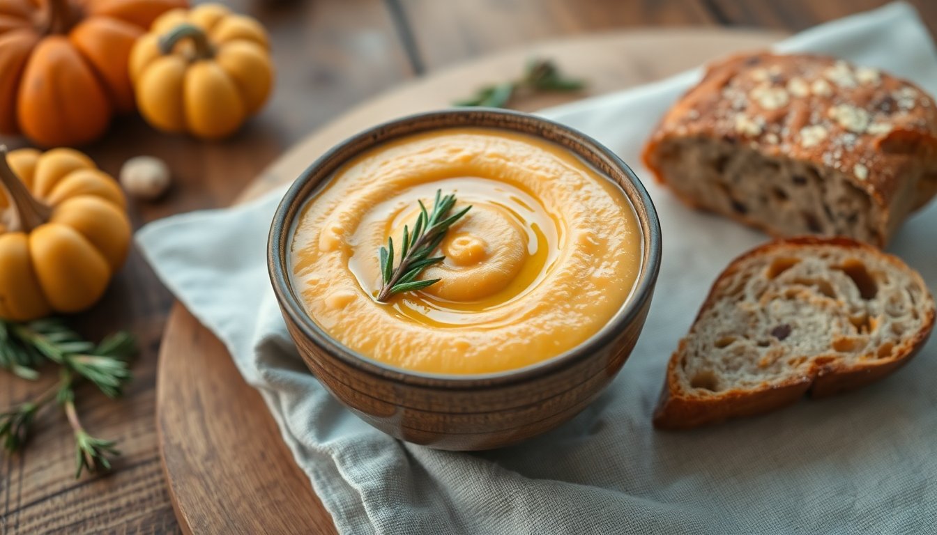Crema di zucca e rosmarino: ricetta autunnale facile e sostenibile
