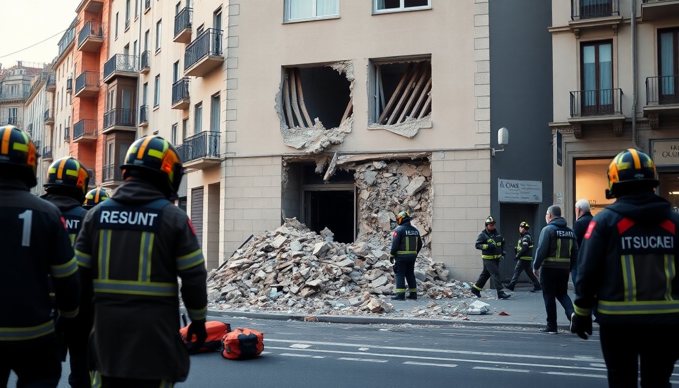 Esplosione in palazzo a Milano: cosa sappiamo e come procede il soccorso