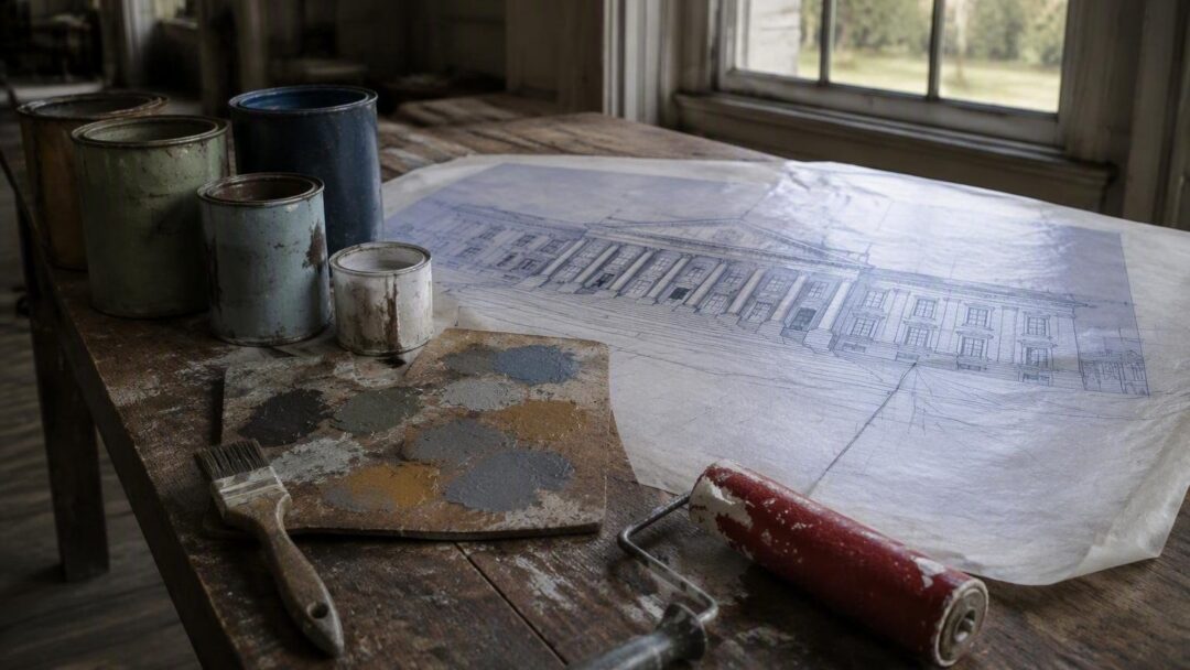 La lotta per bloccare la pittura dell'edificio storico di Washington