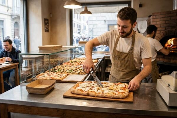 Aprire una pizzeria al trancio: il margine di guadagno medio