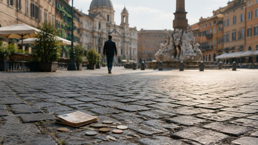 Cosa prevede la legge italiana sul denaro perso in pubblico