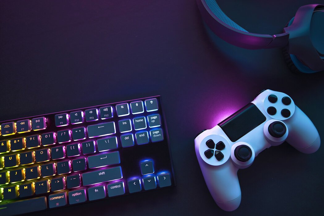 colorful gaming accessories