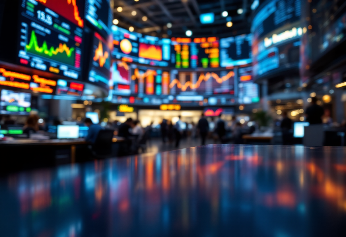 Tendência das bolsas de valores europeias e notícias do mercado tecnológico