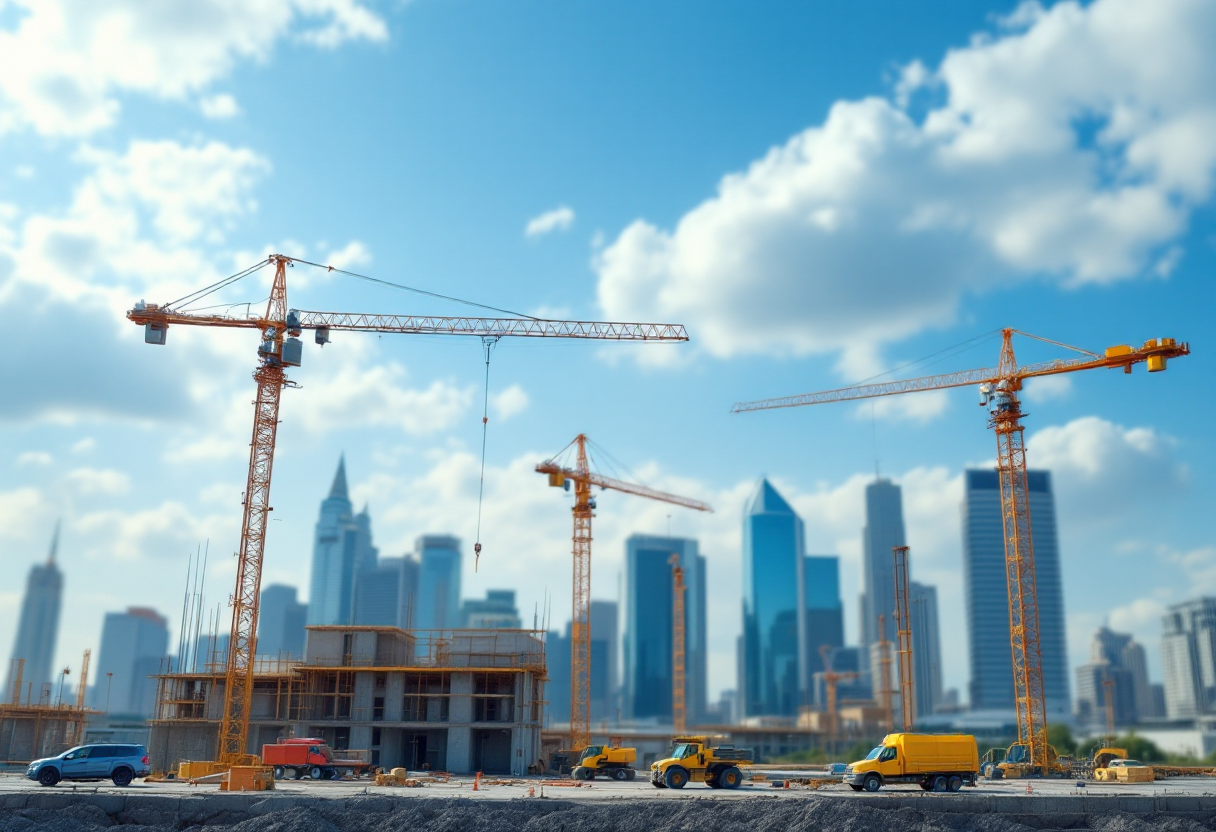 Crescimento significativo no setor de construção na Itália