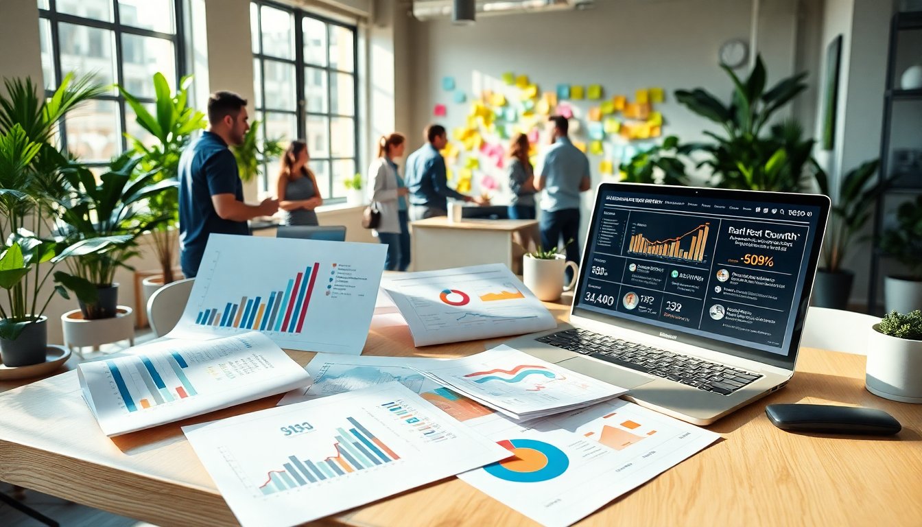 A análise dos números de crescimento das startups em um mercado competitivo