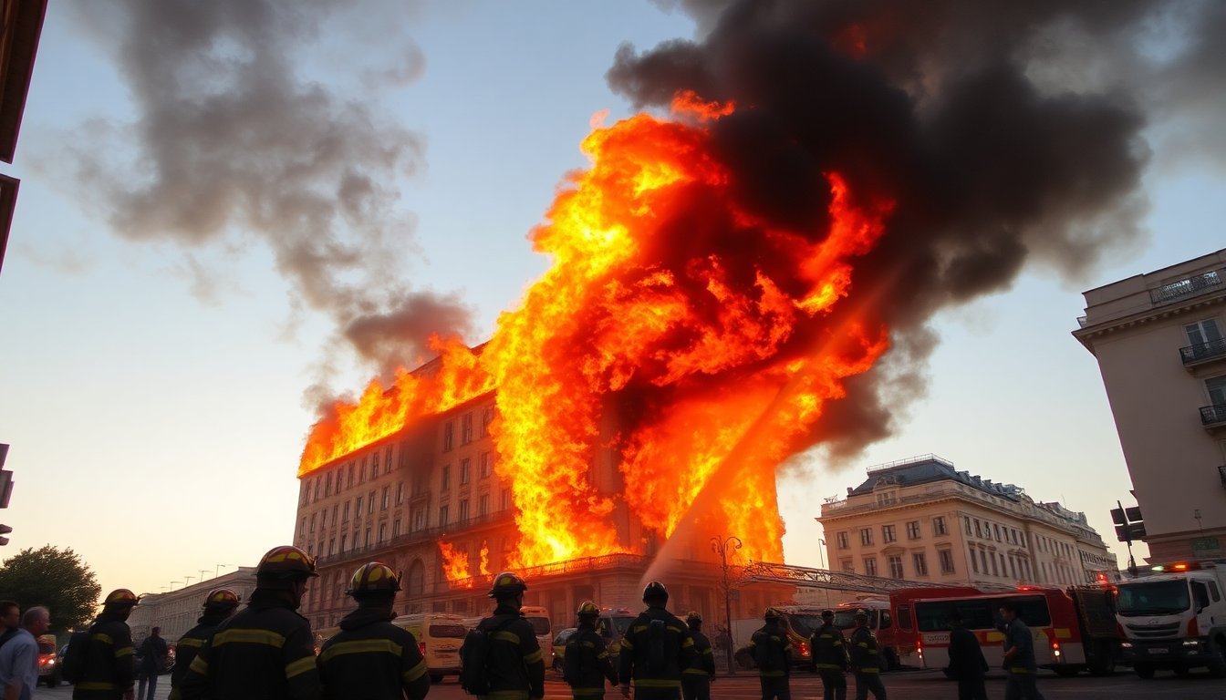 Incêndio em prédio no centro: o que sabemos até agora