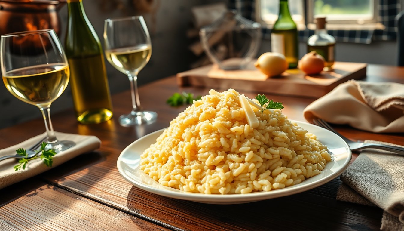Descubra a história e a técnica por trás do risotto italiano