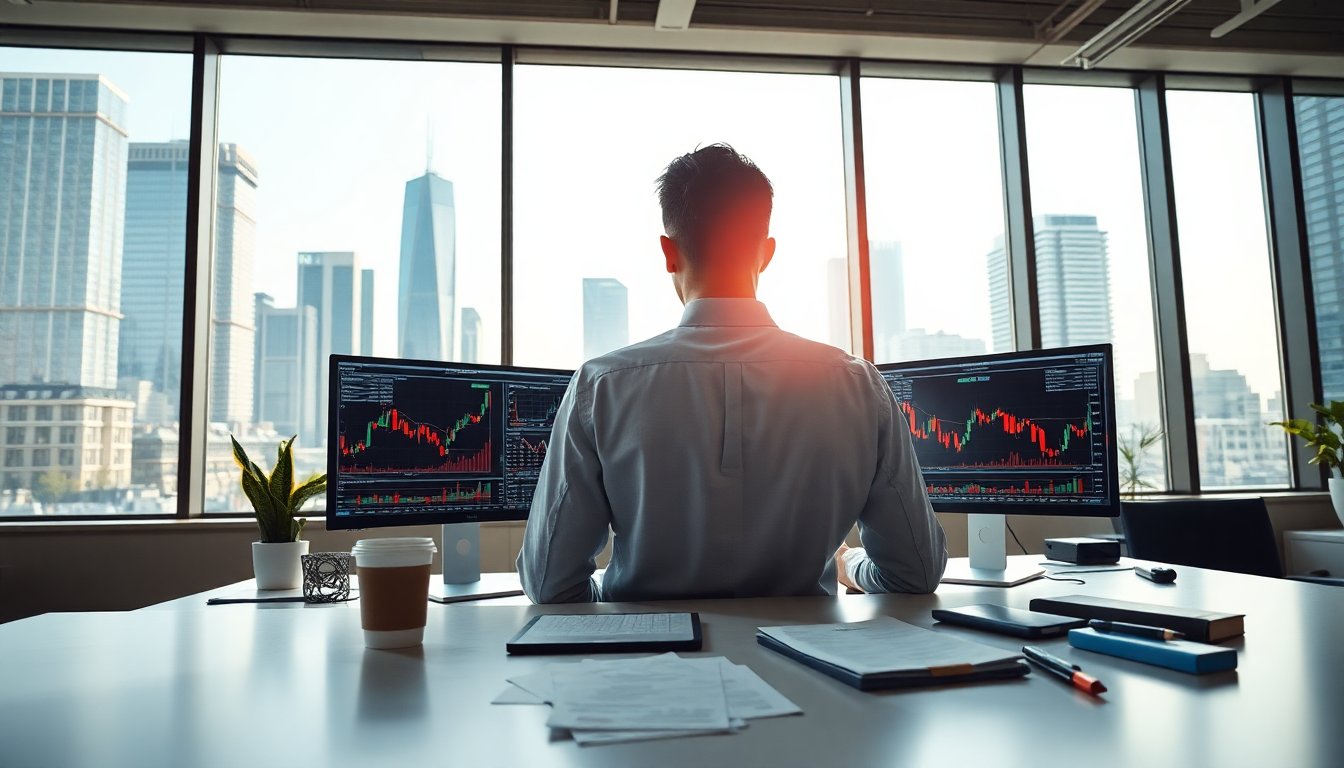 Negociação no mercado financeiro sem investimento pessoal