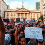 protesto contra a acao letal no complexo do alemao e da penha rio de janeiro 1761822932