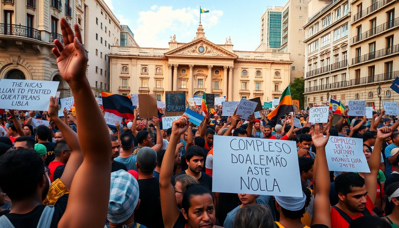 Protesto Contra a Ação Letal no Complexo do Alemão e da Penha, Rio de Janeiro