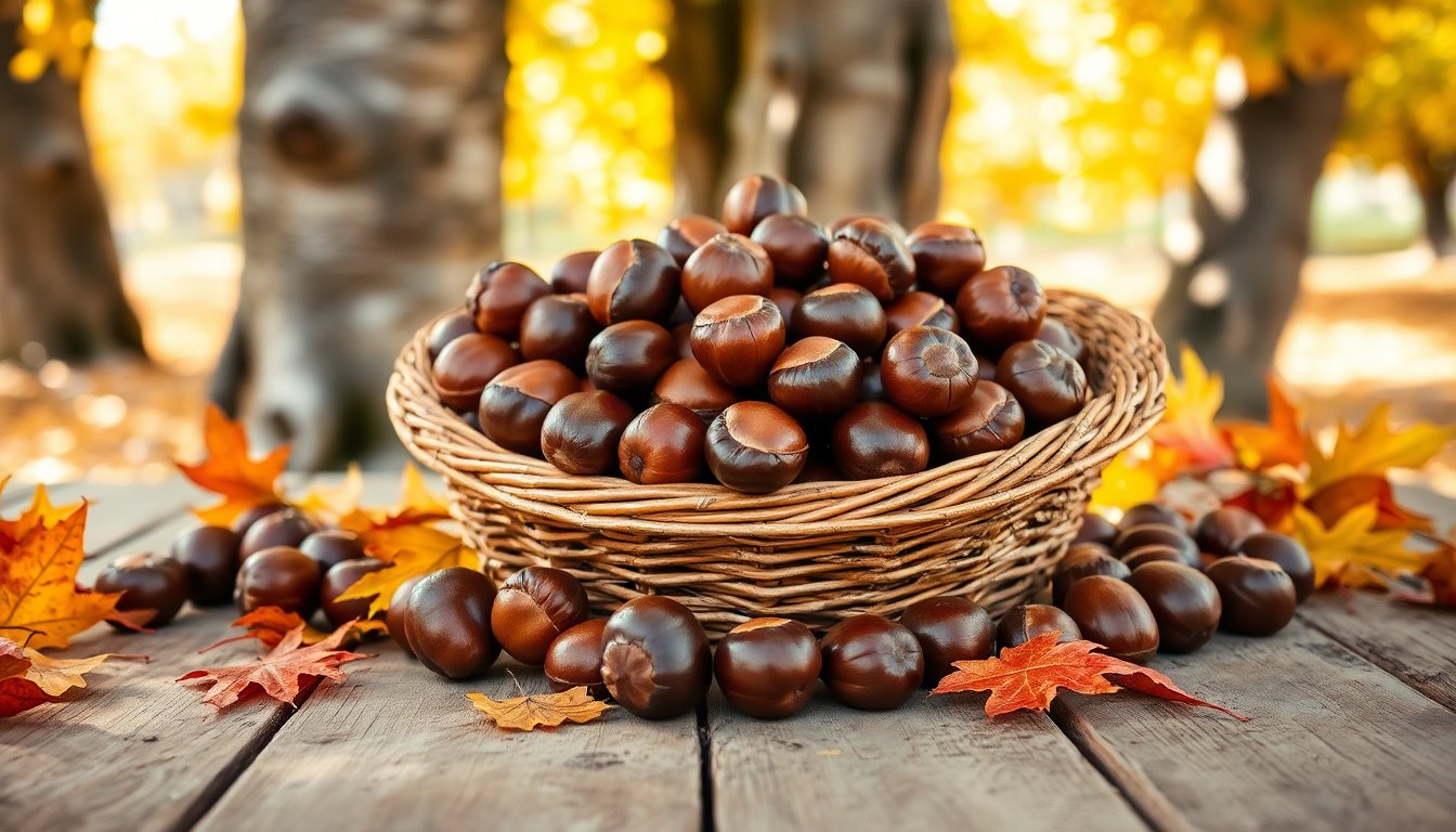 Castanha portuguesa: um tesouro do outono e suas delícias