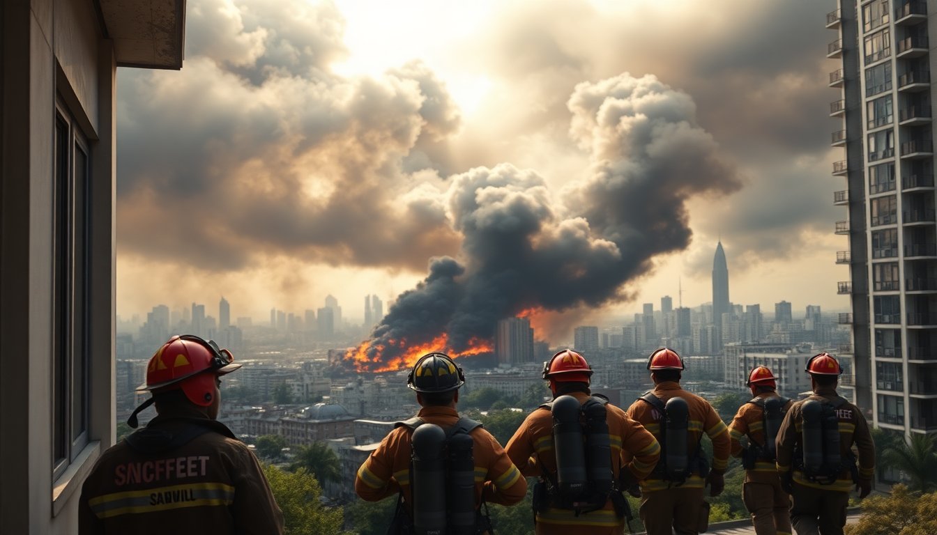 Incêndio em São Paulo deixa moradores em estado de alerta