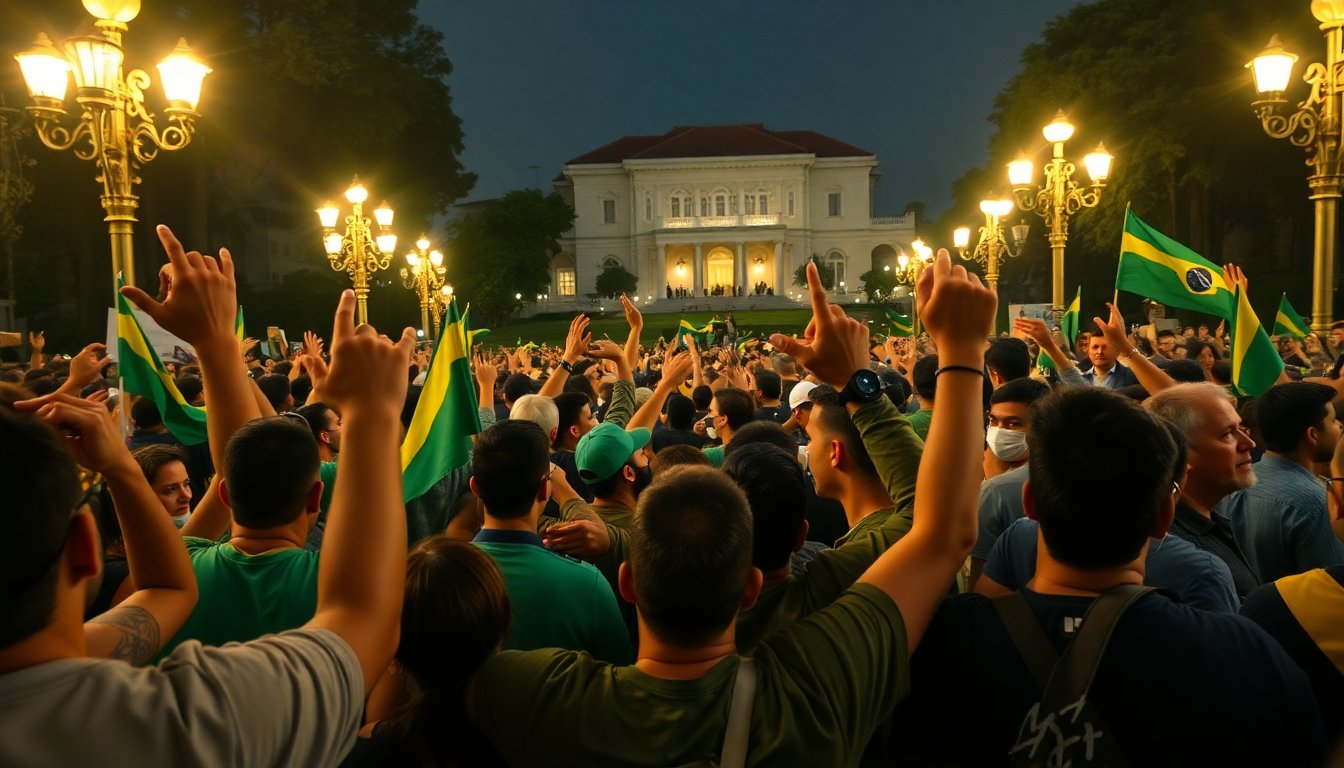 tensao na vigilia em brasilia reacoes a prisao de jair bolsonaro 1763884562