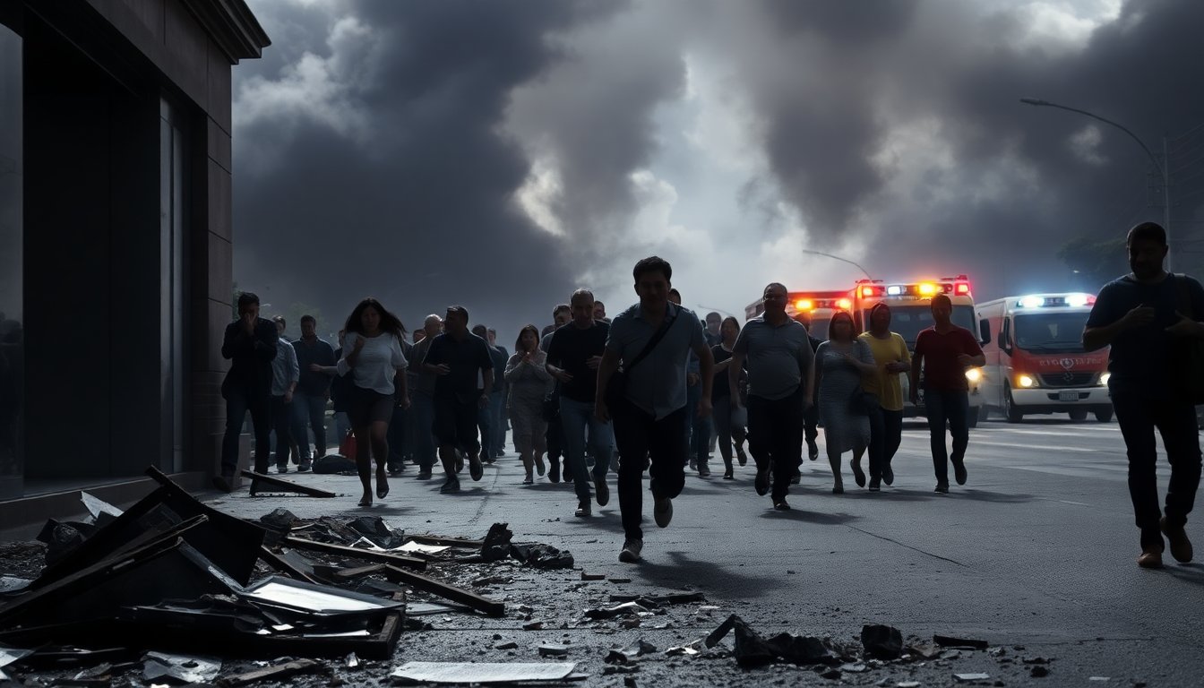 Explosão em São Paulo provoca pânico e feridos em área central
