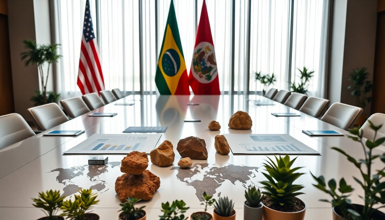 Brasil avalia proposta dos EUA para formar aliança estratégica em minerais essenciais