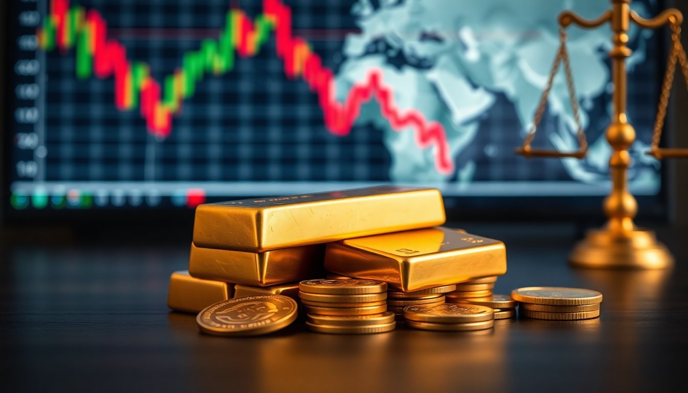 Queda moderada do ouro diante de atrito entre EUA e Irã e ata do Fed