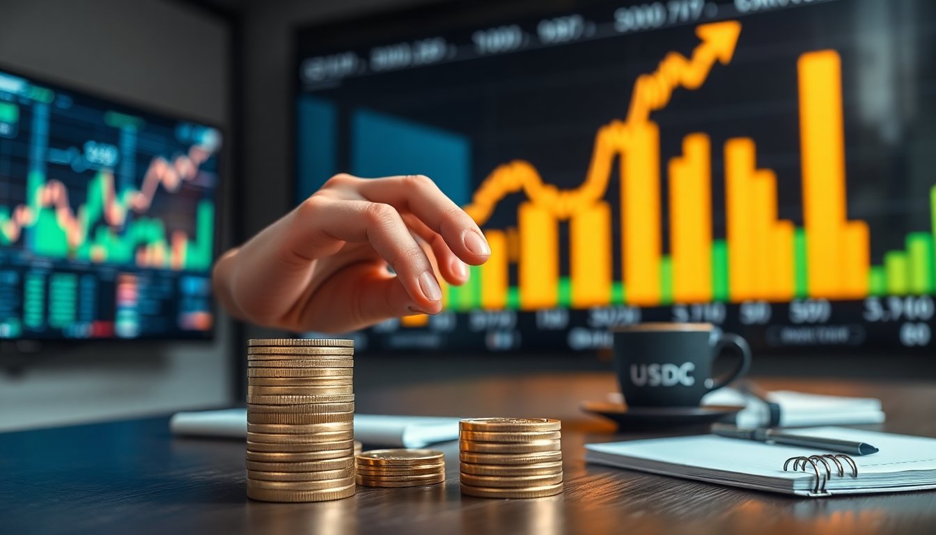 Resultados da Circle impulsionam ações e reforçam crescimento do USDC