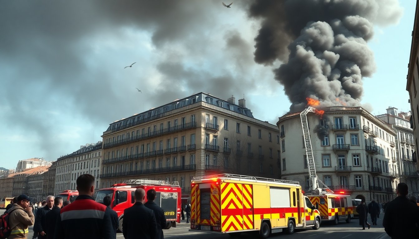 Incêndio no centro de Lisboa causa desalojamentos e intervenção de emergência