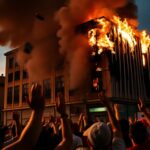 rara revolta em cuba predio do partido comunista incendiado em moron 1773508277