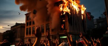 rara revolta em cuba predio do partido comunista incendiado em moron 1773508277