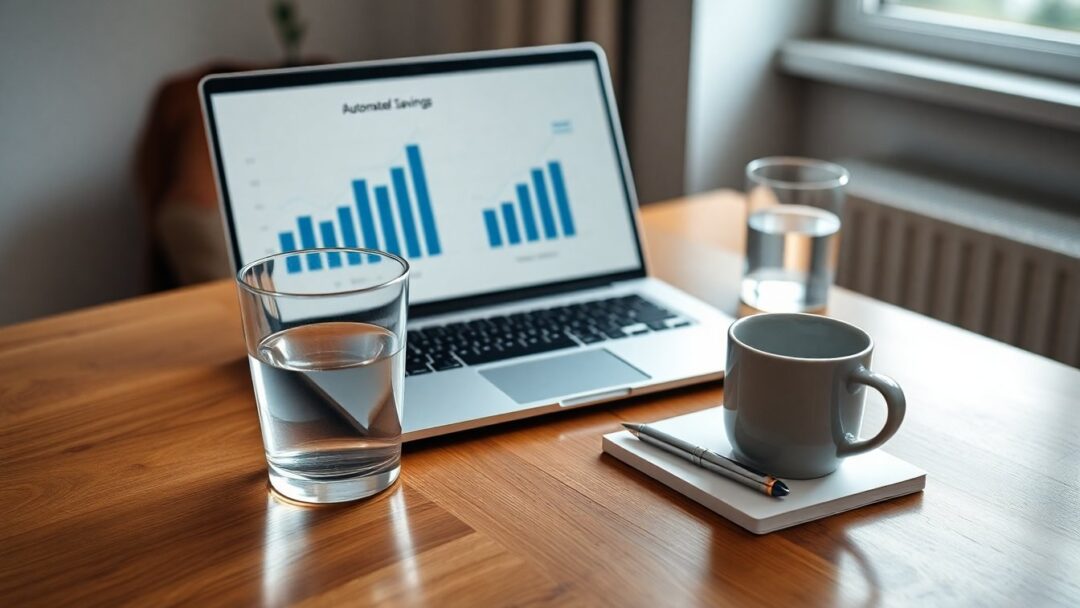Como configurar regras automáticas de poupança e investimentos