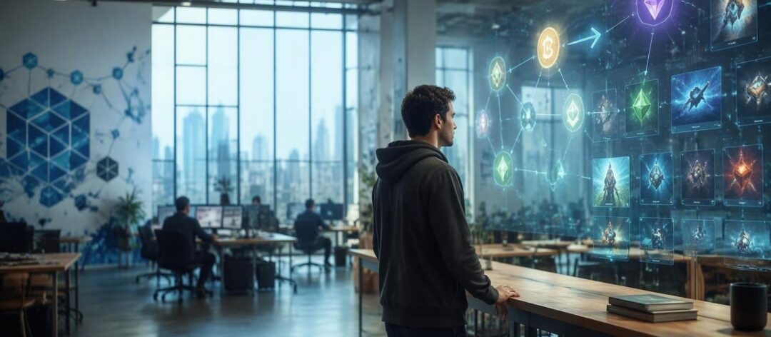 Play-to-earn, marketplaces e royalties on-chain: como funcionam