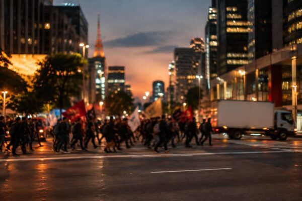 Brasil em clima de tensão: manifestações e primeiro debate entre Lula e Flávio