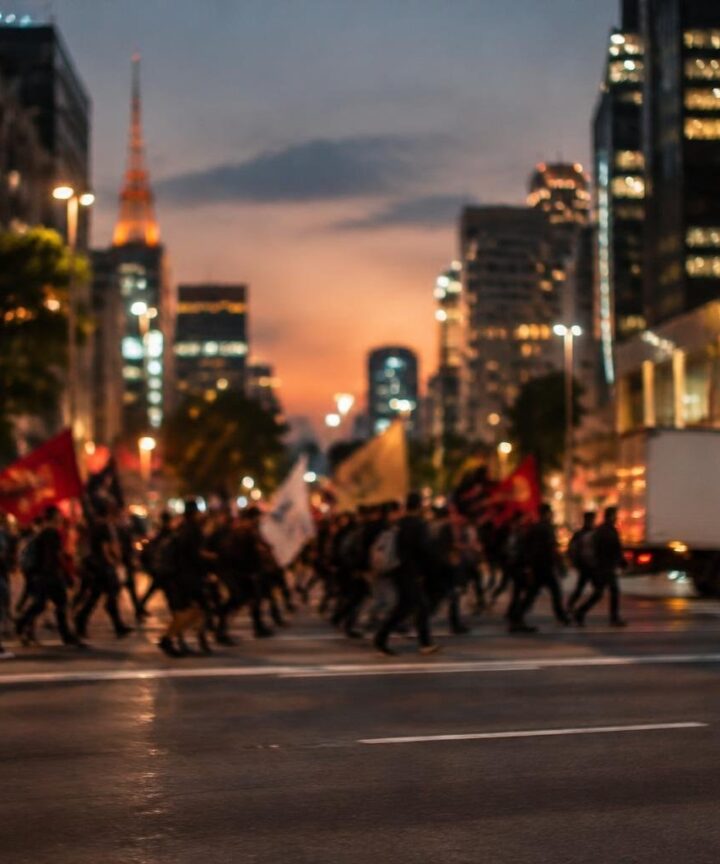 Brasil em clima de tensão: manifestações e primeiro debate entre Lula e Flávio