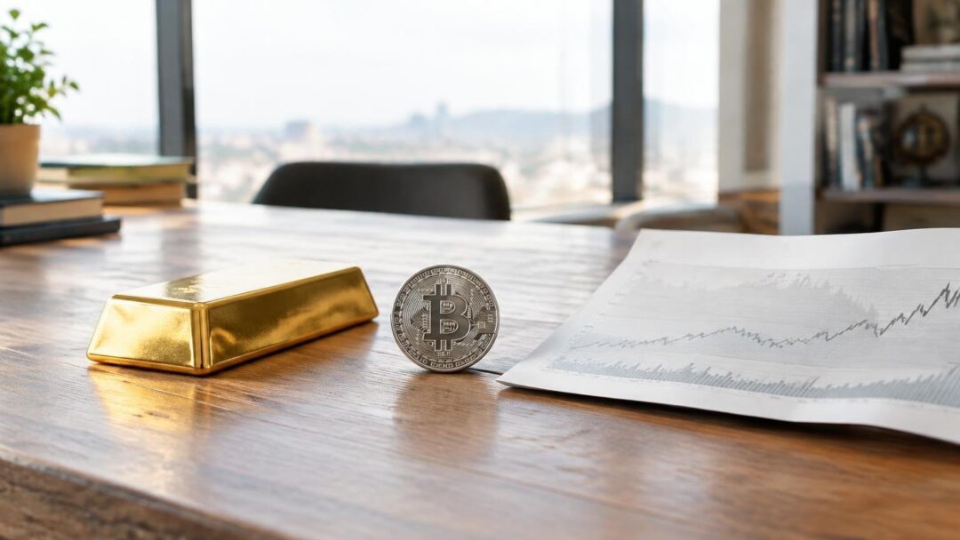 Relação entre Bitcoin, ouro e renda variável para investidores