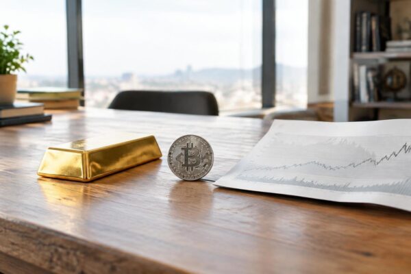 Relação entre Bitcoin, ouro e renda variável para investidores