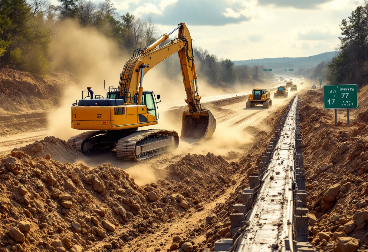 Lane wins 152 million contract to improve Interstate 77