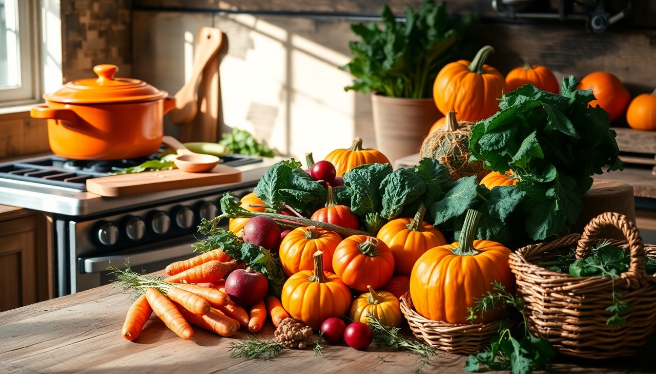 Exploring seasonal vegetables: a guide to autumn cooking