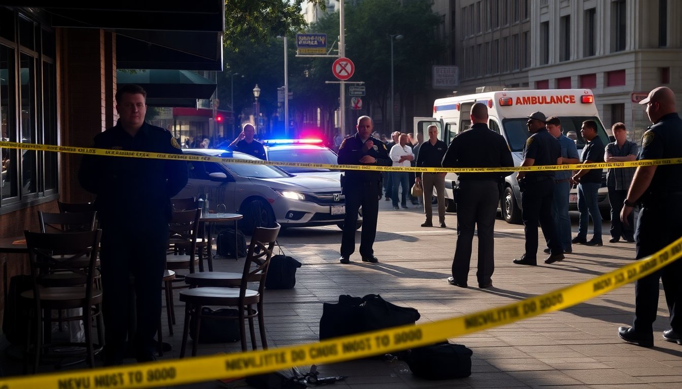 Shooting incident injures two in downtown area of the city