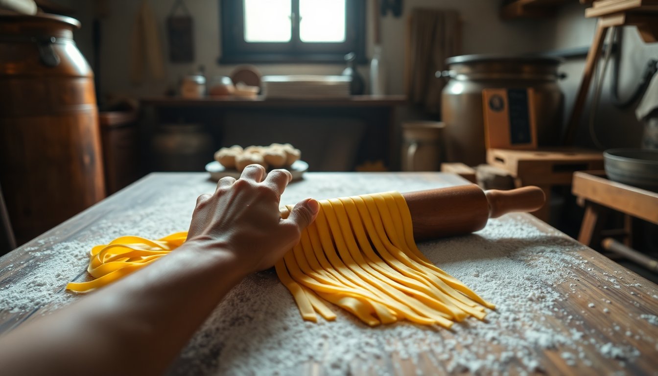 Exploring the art and history of pasta making in Italy