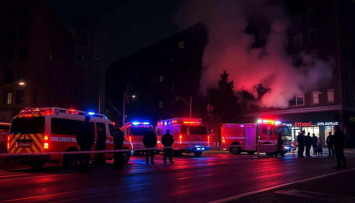 Major apartment fire in downtown city center causes evacuations