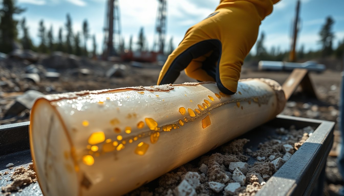 Visible gold confirmed at Roy on Sunbeam property as drilling traces mineralised package