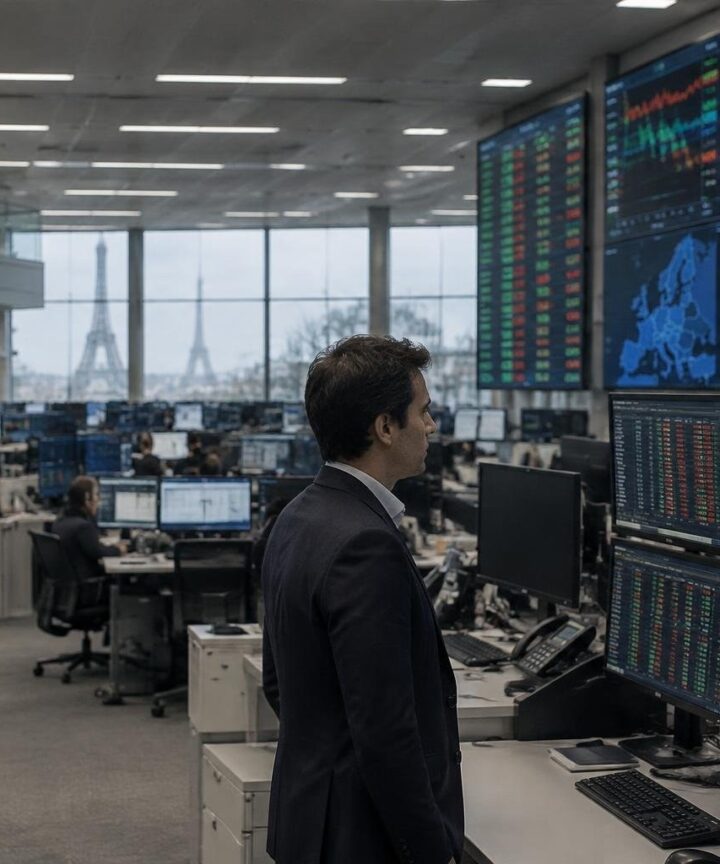 French unrest drags down CAC 40 and pan-European stocks