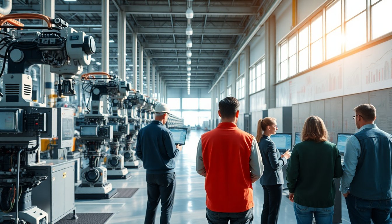 L&rsquo;impact de l&rsquo;intelligence artificielle sur l&rsquo;industrie moderne
