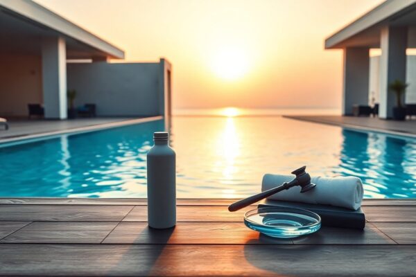 Piscine en location saisonnière : avantages et risques juridiques