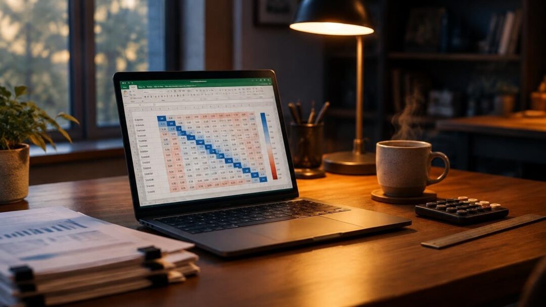 Comment obtenir la matrice de corrélation d’actifs avec Excel ou Python