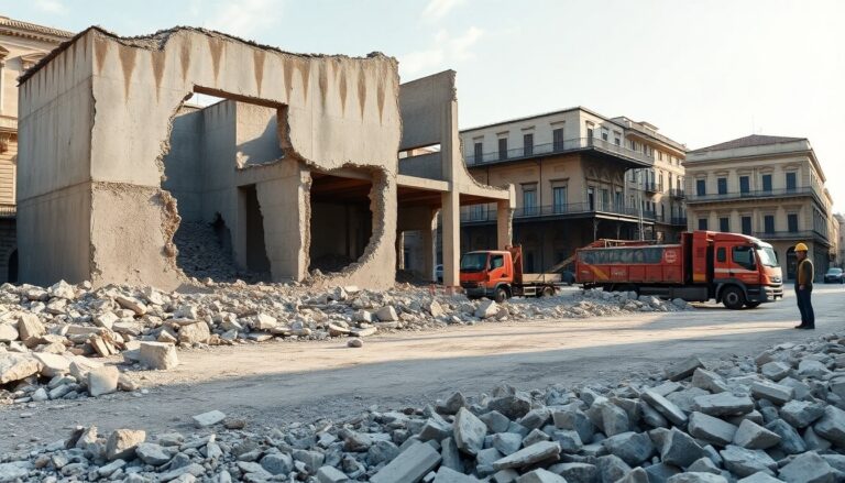 Ex Inam demolito per realizzare un parcheggio pubblico a L’Aquila